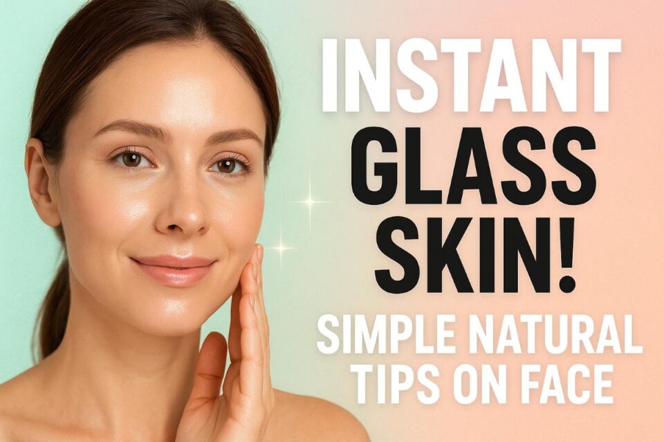 Want Instant Glass Skin Follow These Simple Tips for a Natural, Radiant Shine on Your Face